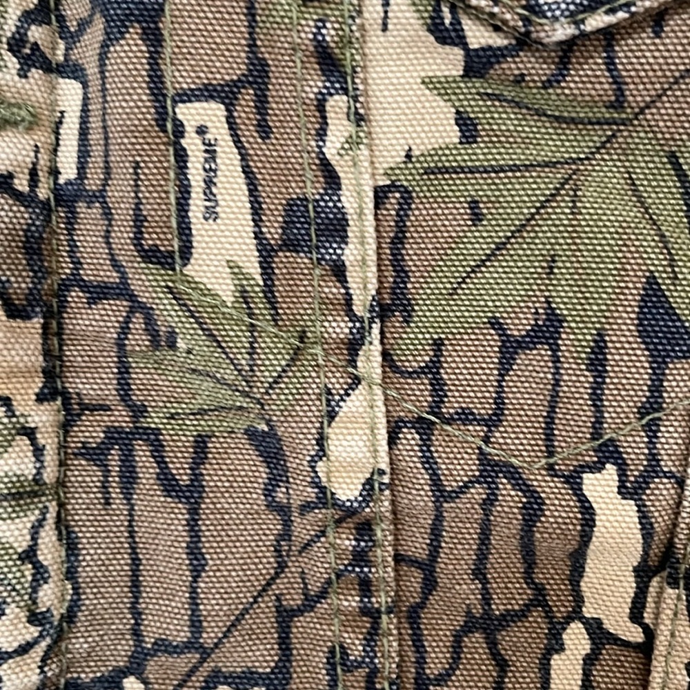 ☀️Sale☀️ Supreme x Levi’s Bark Camo Sherpa Trucker Jacket FW 2013 size large - Picture 3 of 10